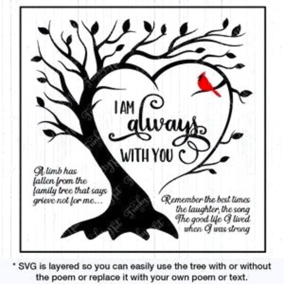 "I Am Always With You" Framed Photo *Personalize Me - Picture 1 of 1